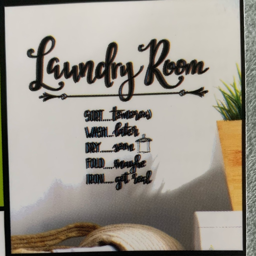 Wall Decal- Laundry 🧺